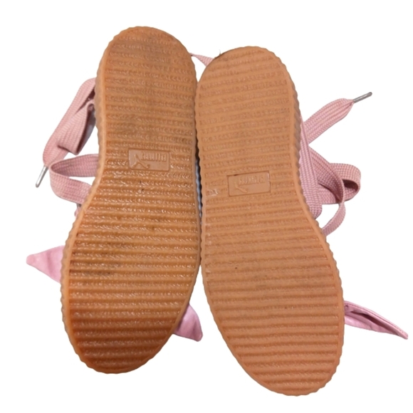 Puma x Fenty by Rihanna Platform Ballerina Shoes Tie Up Sandals - Picture 6 of 10